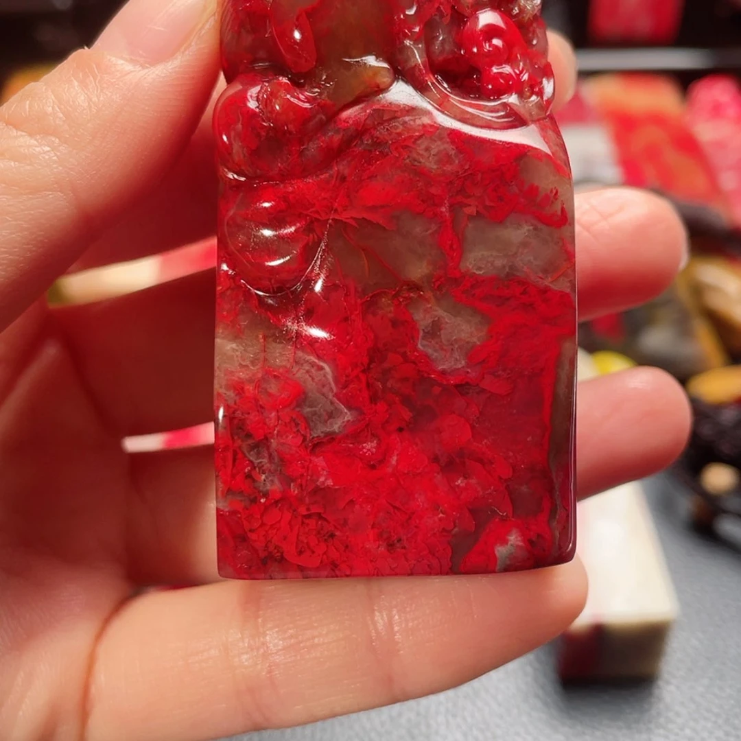 【闪购商品】昌化鸡血石Q**华邵氏鸡血石