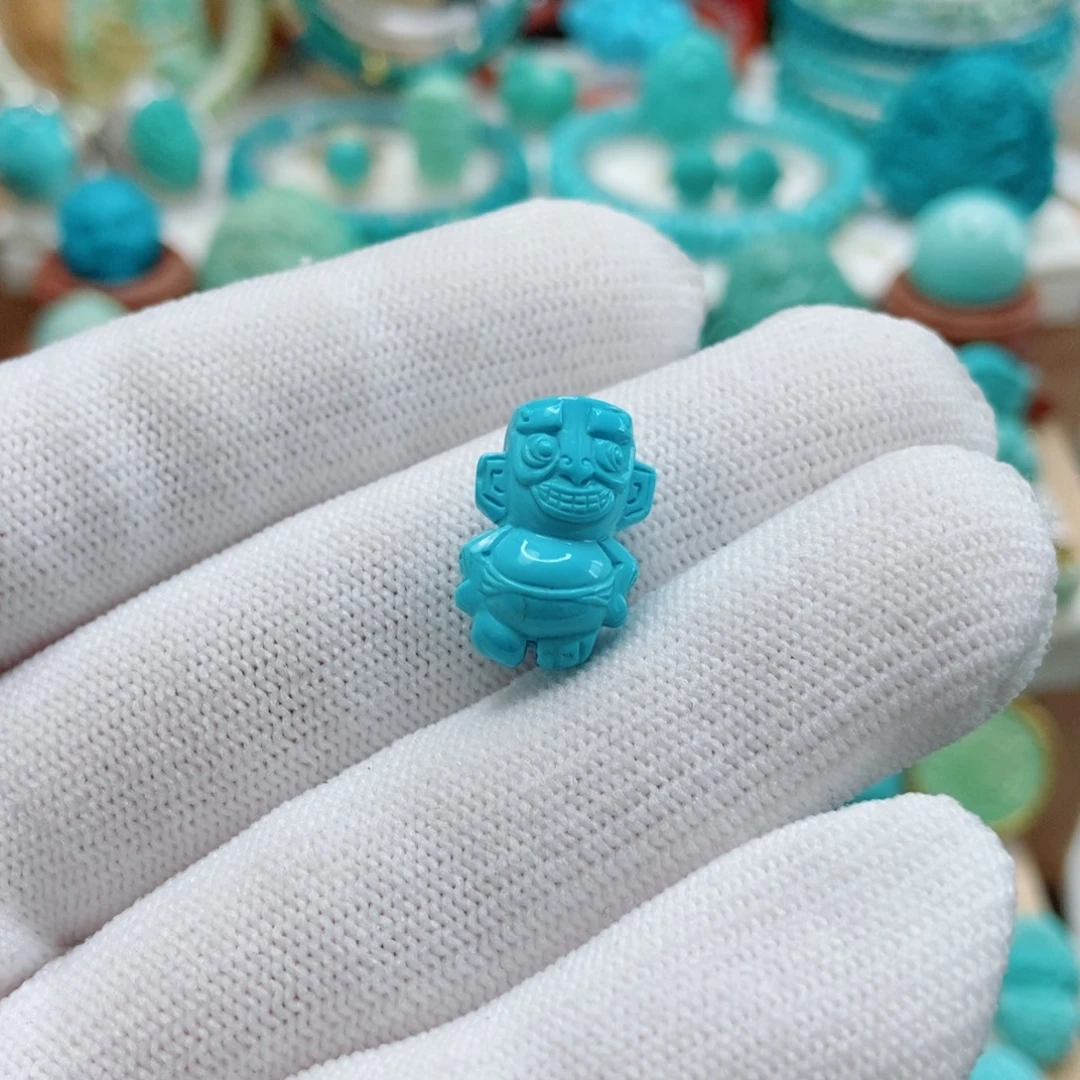 绿松石未镶嵌结界兽