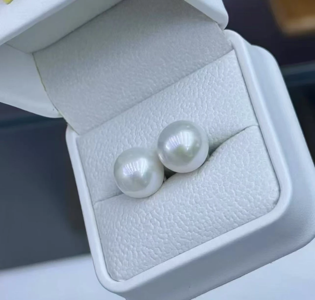 [炜炜专属]亏本补贴福利S925天然无核淡水珍珠耳钉 8-9mm