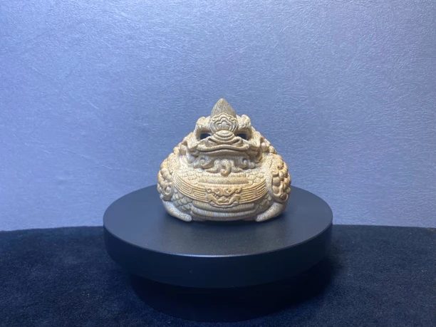 龙王蟾 金蟾 竹根雕