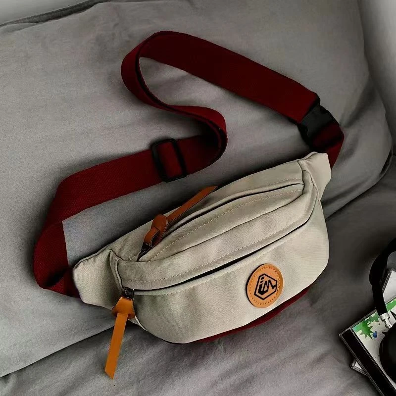 斜跨包斜挎男女简约胸包小挎包时尚个性运动腰包士百搭单肩小背包