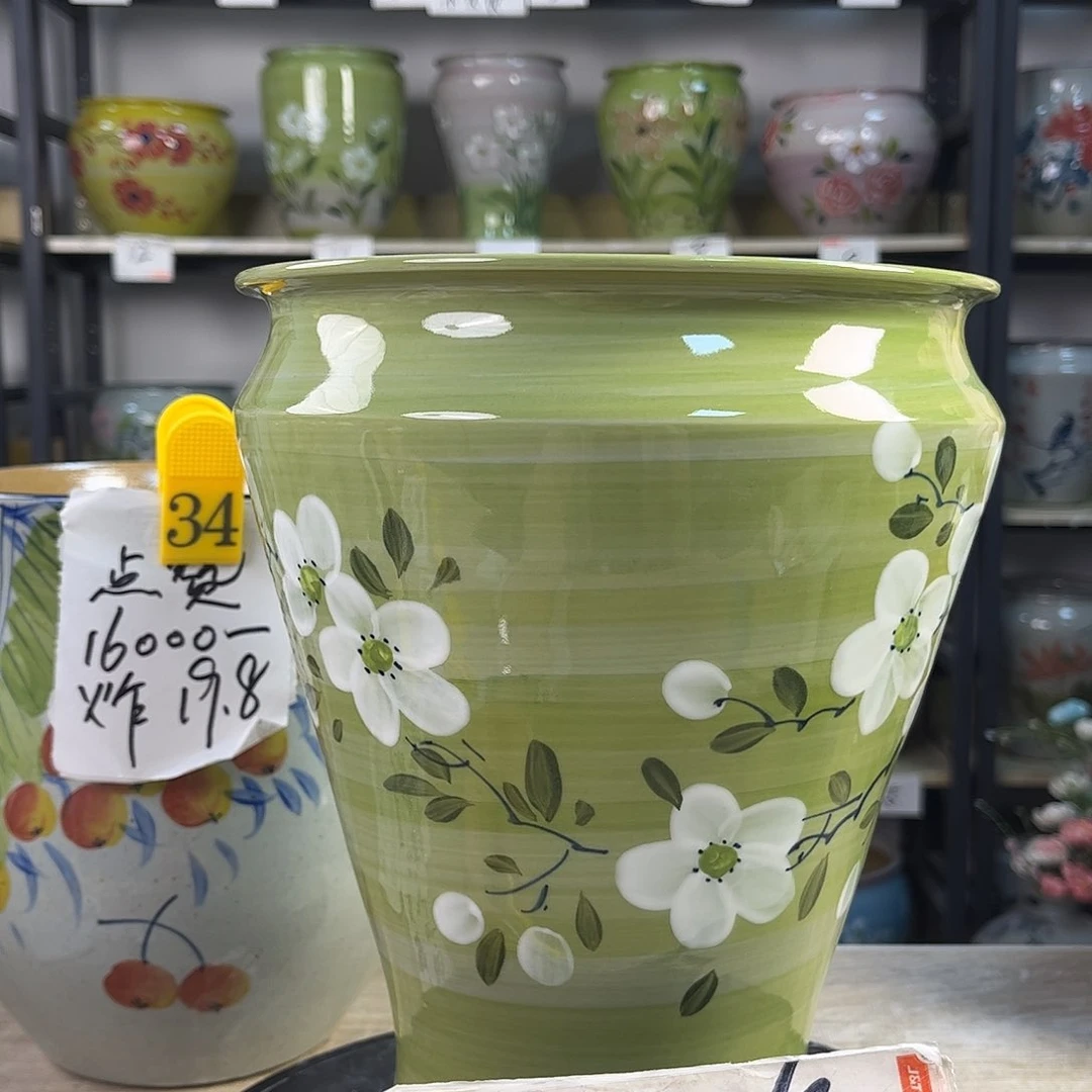 罐1tc景德镇陶瓷花盆