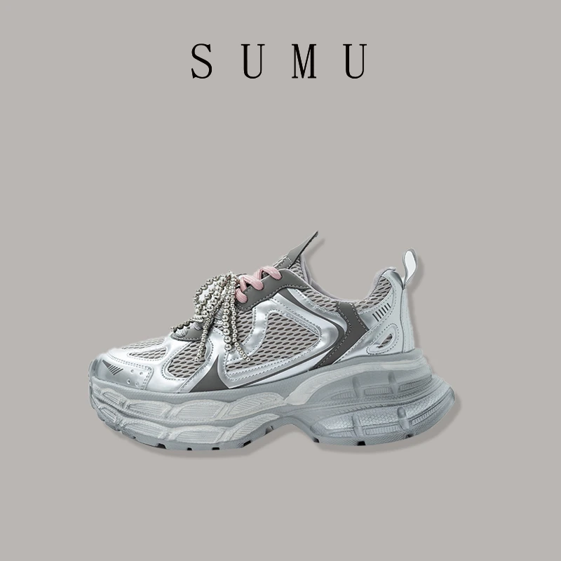 宿慕SUMU 女士休闲鞋 3-3 春季2025新款时尚百搭休闲鞋M000M7