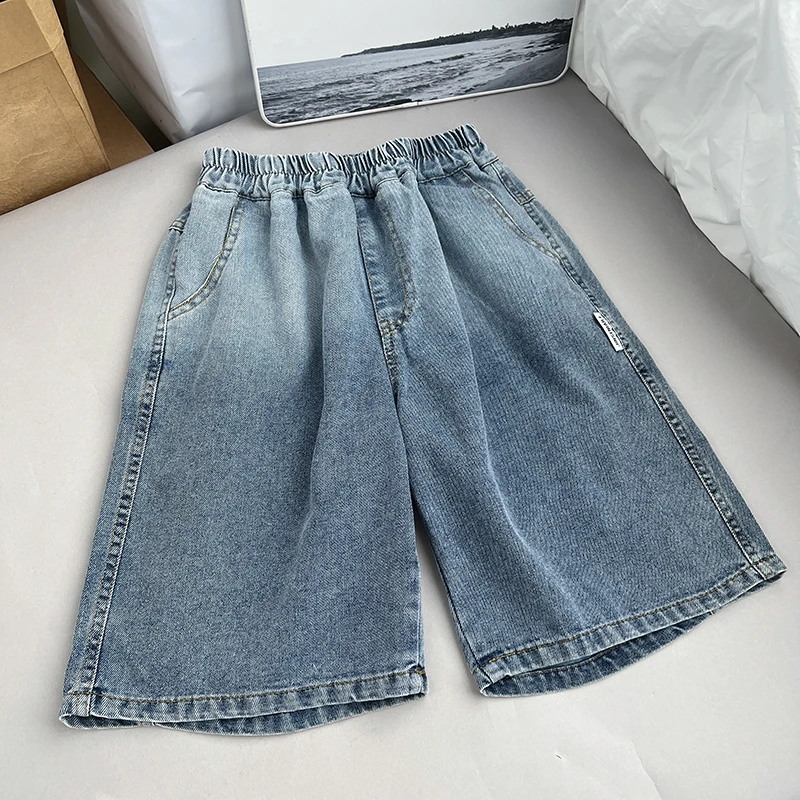 泡泡噜童装儿童夏季新款牛仔中裤