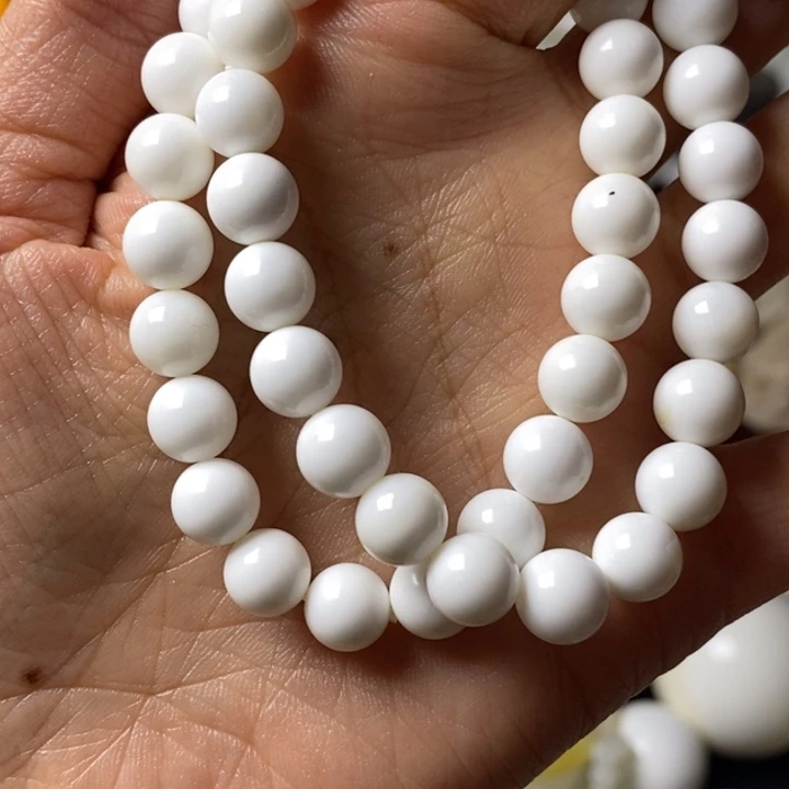 手串/手链贝壳直播间0.8白色微瑕两串