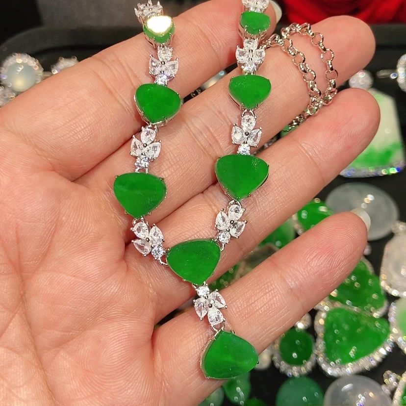 【闪购商品】颈饰未镶嵌翡翠天然翡翠