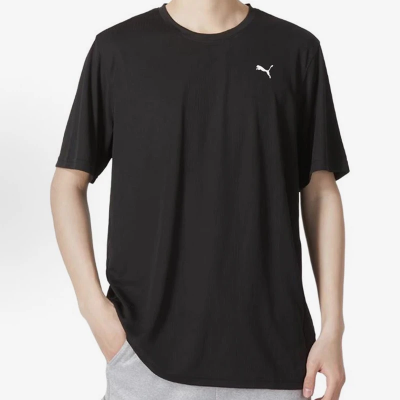 Puma/彪马新款男士圆领跑步运动短袖T恤520759-51
