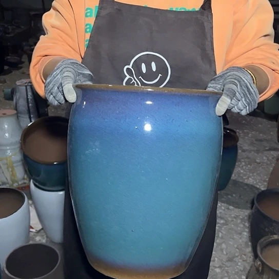 红陶口27高34瑕疵