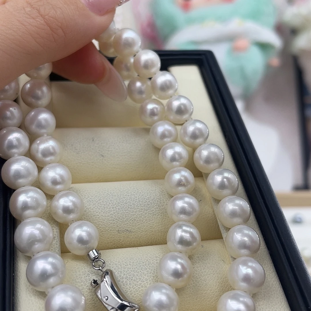 颈饰银S925镶嵌淡水珍珠