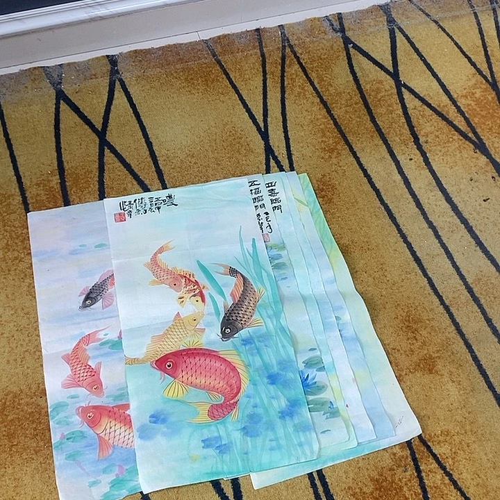 国画z****g王兰章45.68手绘画芯