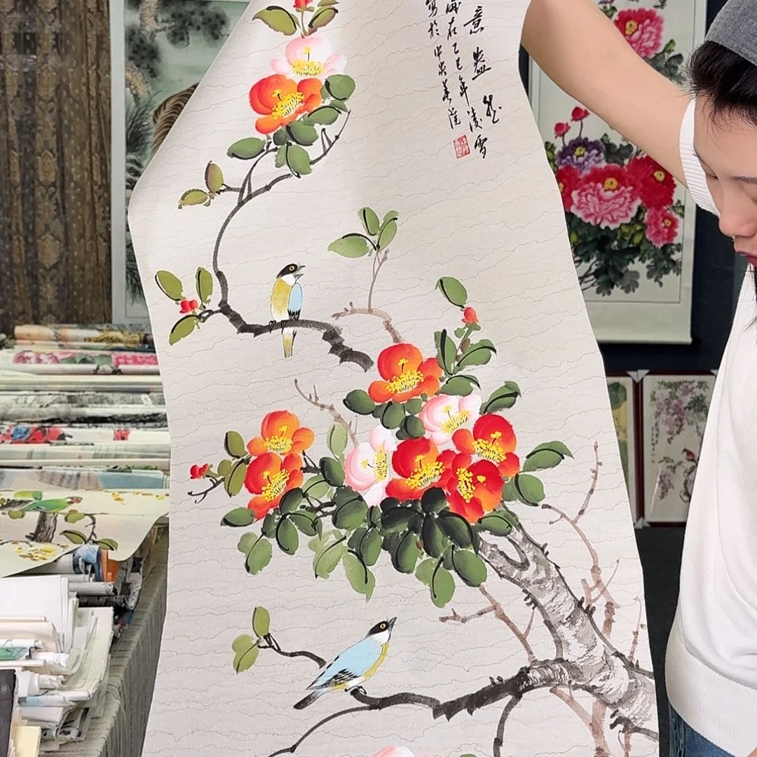 纯手绘年画好作品