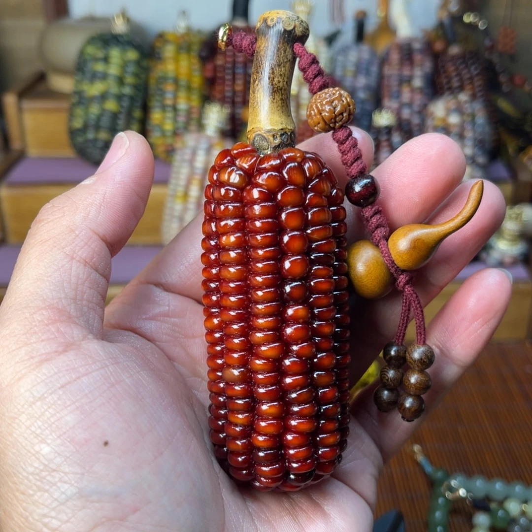 木沐沐造物小玉米酒红焦糖