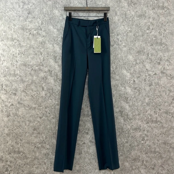 未使用 GUCCI/古驰 古驰工服墨绿色长裤