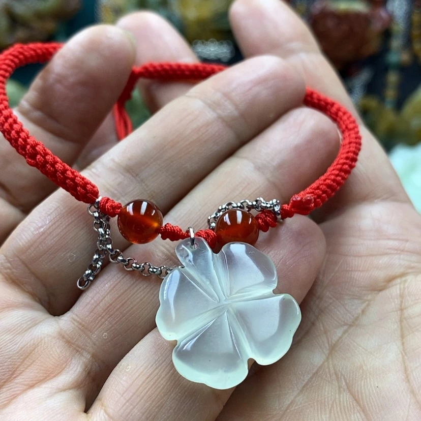 【闪购商品】蛇纹石玉未镶嵌脚链