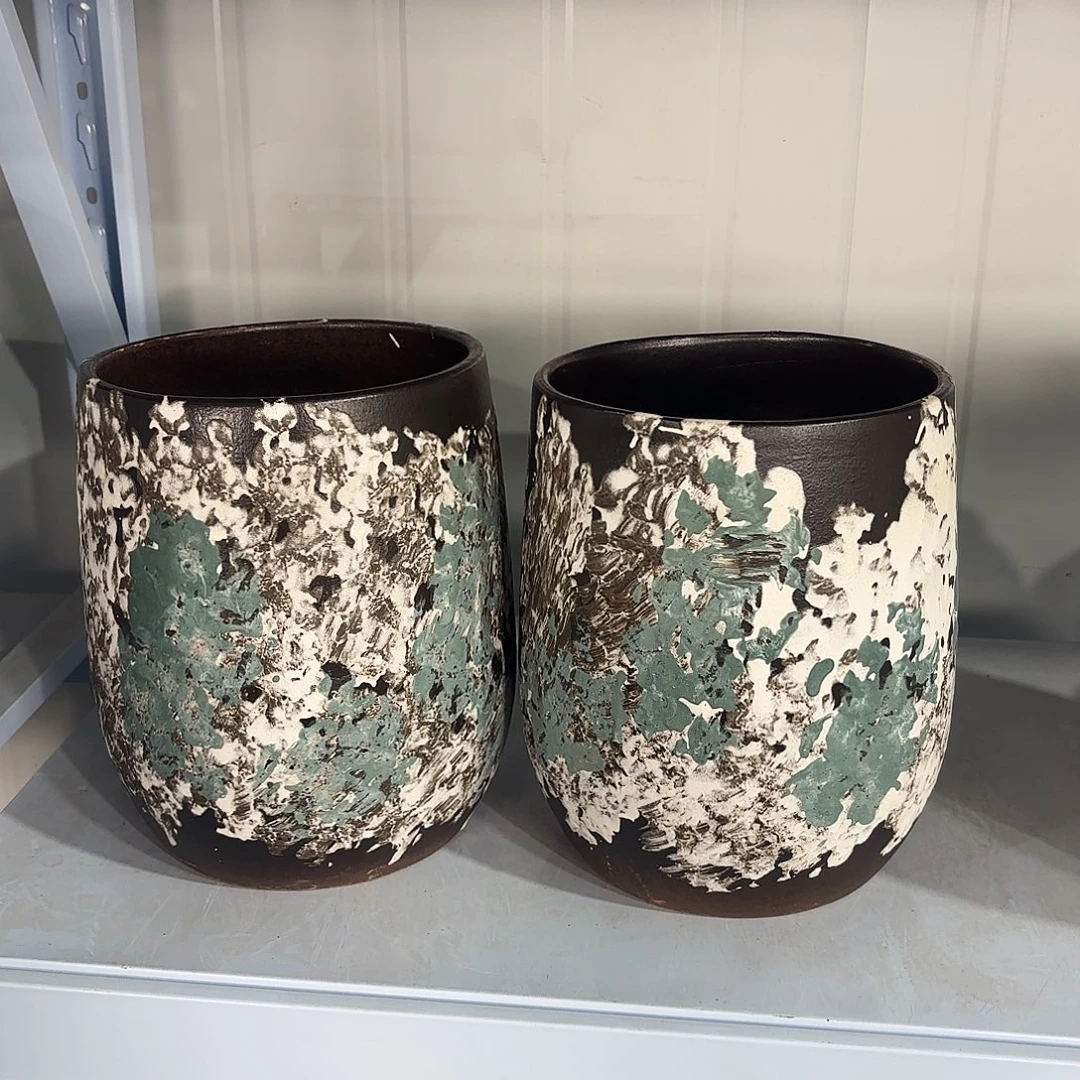 正品两个高22/18红陶