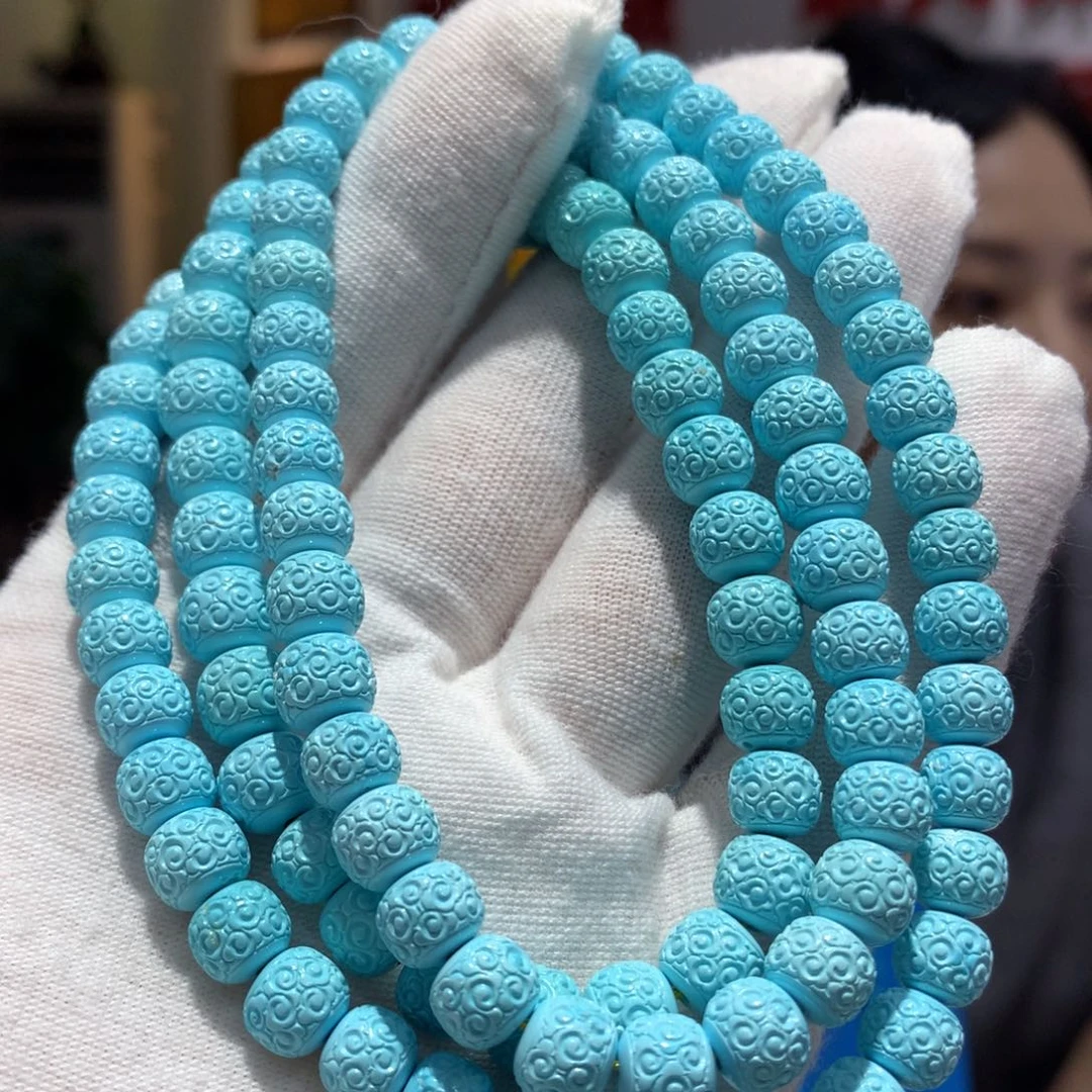 未镶嵌绿松石长链