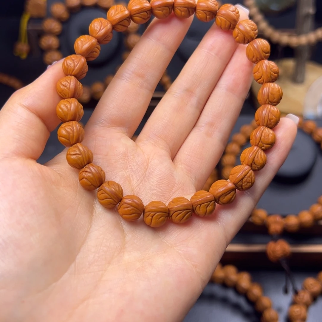 手串桃核野生玉龙脊10