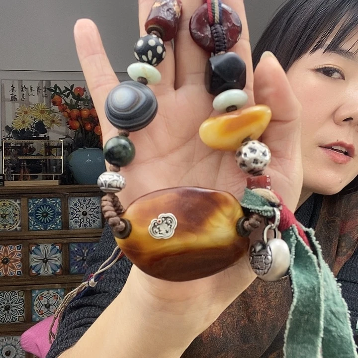 蜜蜡项链未镶嵌项链