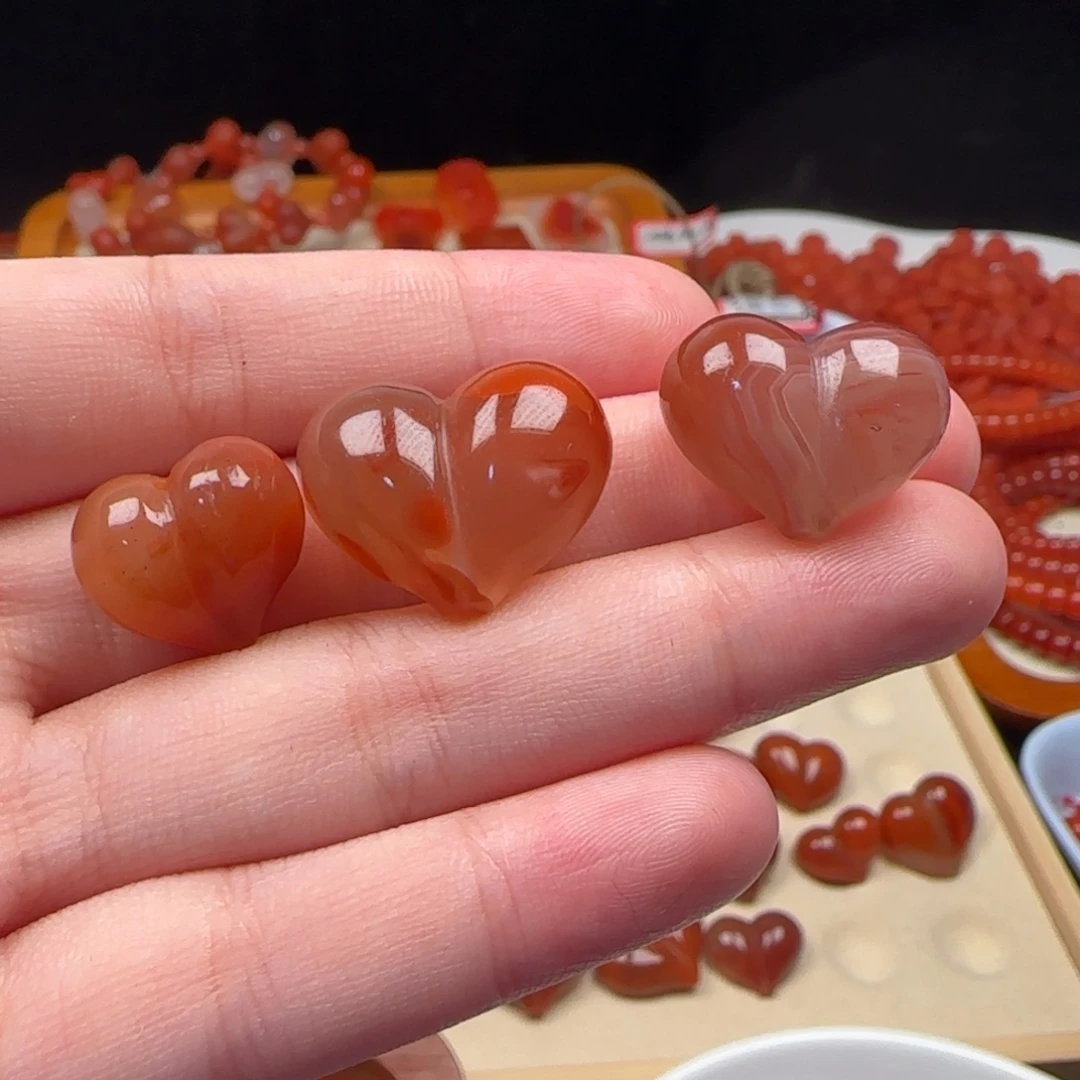 南红玛瑙合金挂件微瑕不退换