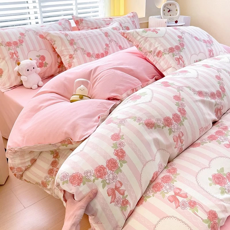 纯棉100全棉被套单件单人150x200x230被罩学生宿舍1.5被单180x220