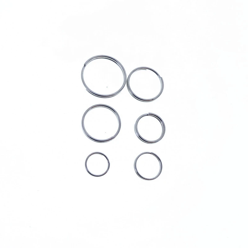 不锈钢圆线双圈钥匙圈路亚双环光圈麻圈垂钓用品