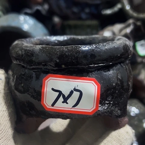 红陶粗陶花盆手工