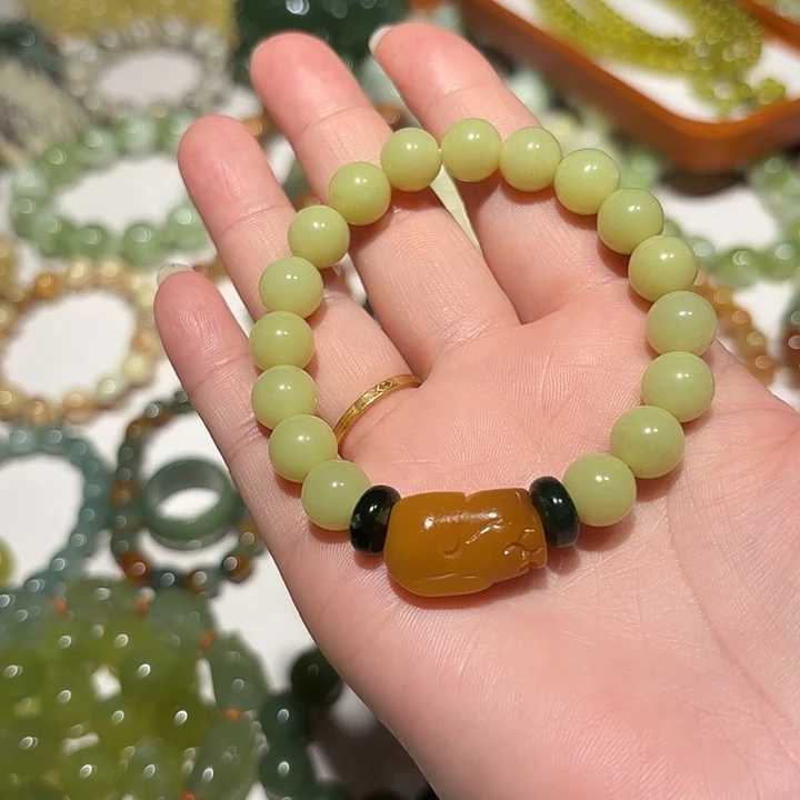 蛇纹石玉未镶嵌手串