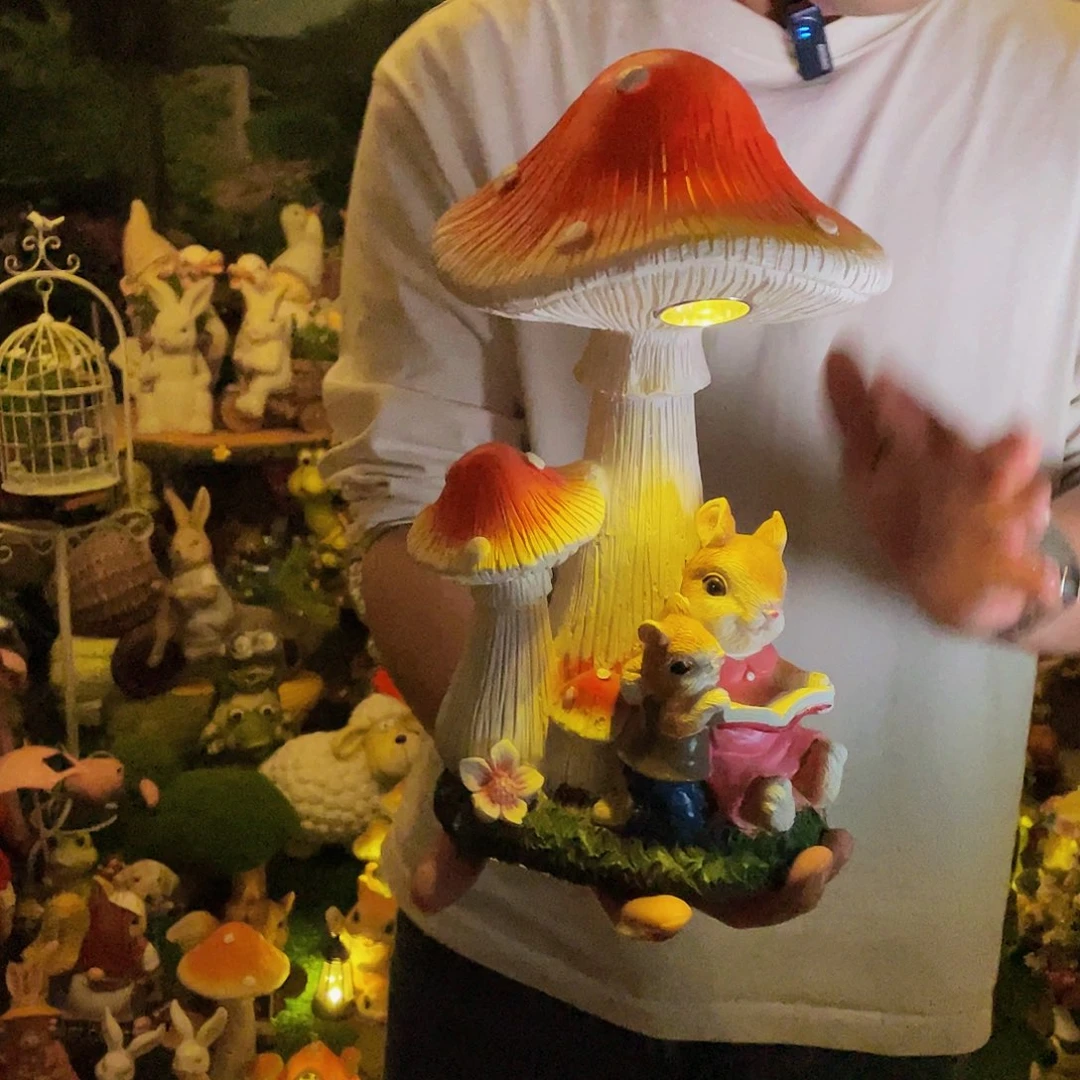 红陶花园庭院摆件