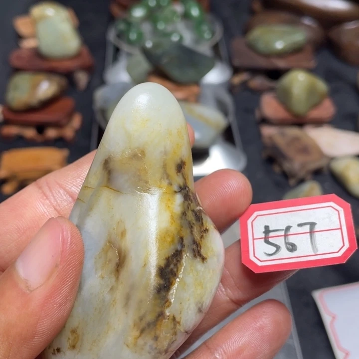 颈饰未镶嵌和田玉朝**月567