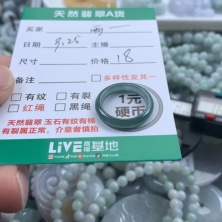 雨***桐翡翠未镶嵌吊坠(不含链)