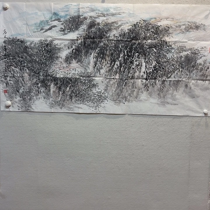 国画老师作品防漏