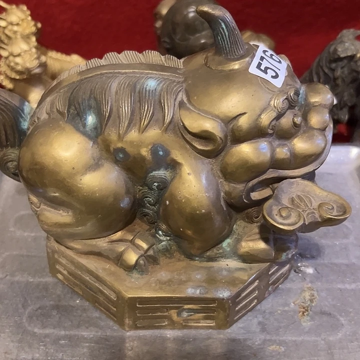 ****天黄铜摆件，文房工艺品摆件