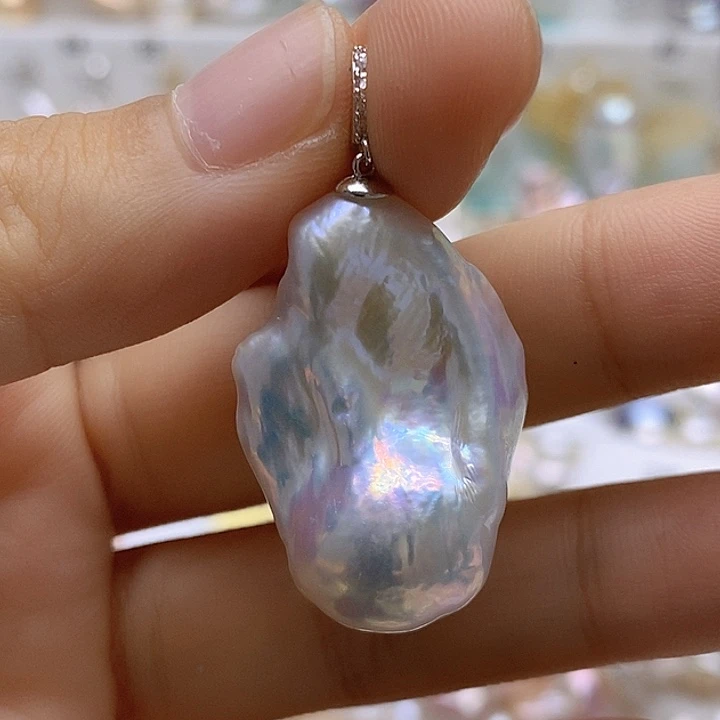 淡水珍珠未镶嵌吊坠(不含链)叶*宇