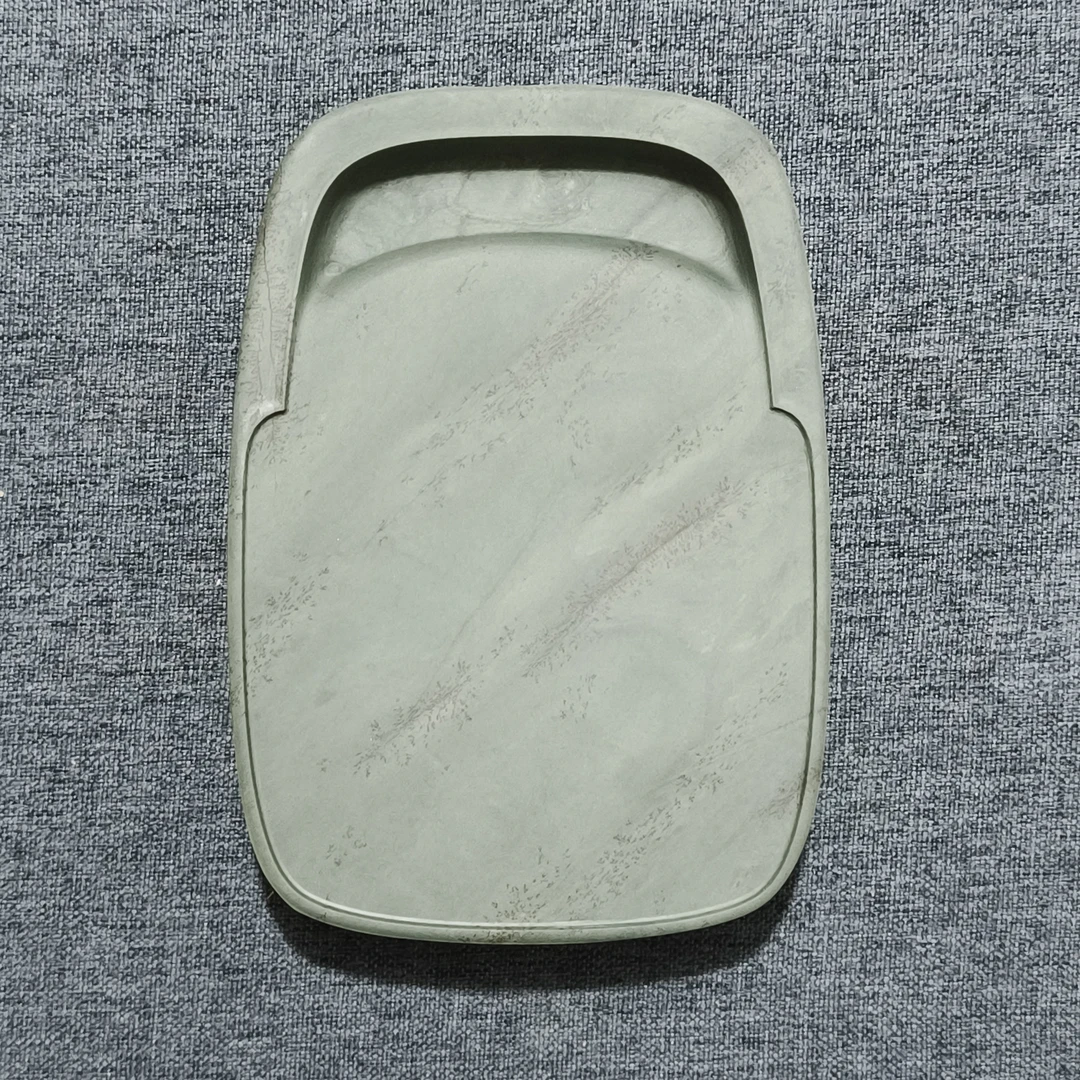 甘肃洮砚，西江大圆门字砚，尺寸17.5*12.2*2.4厘米