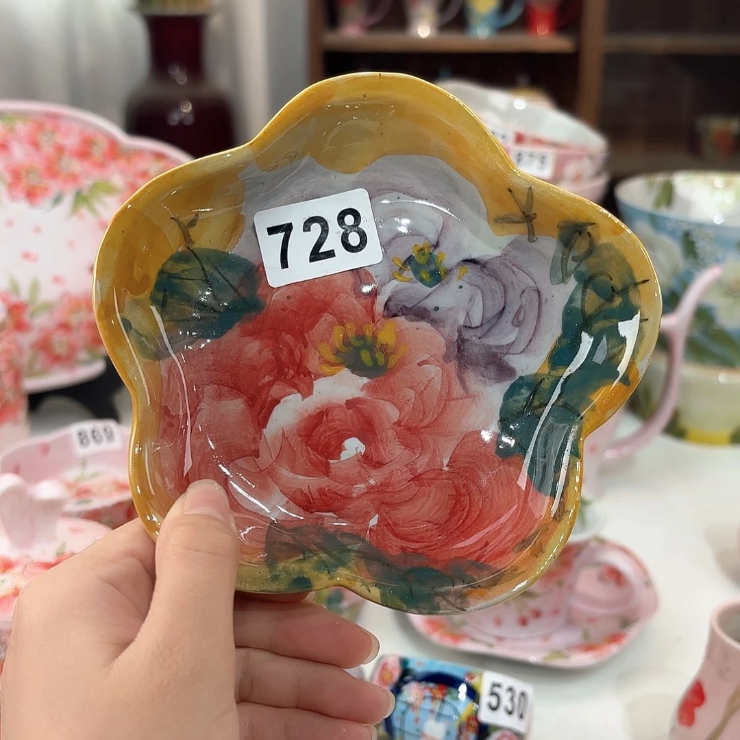 景德镇手绘高温釉下彩陶瓷茶具