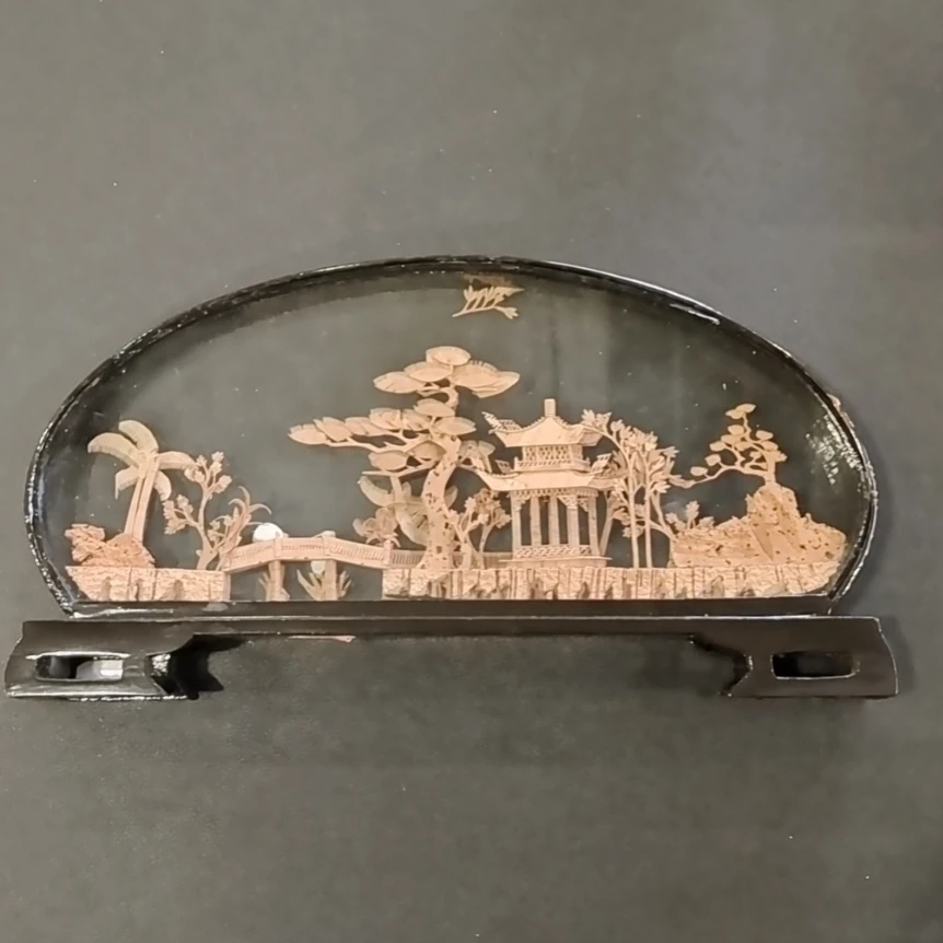 YT0122FWQY030 山水楼阁摆件