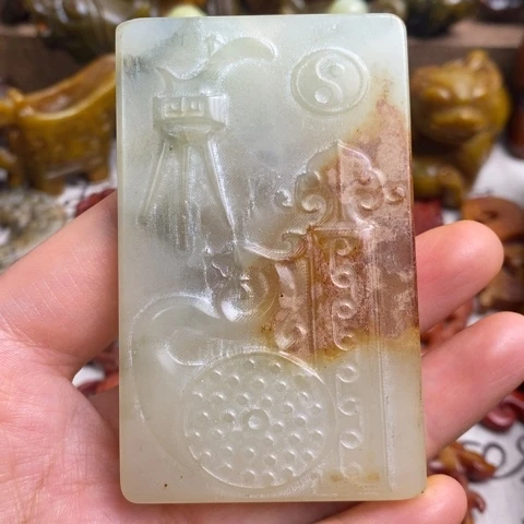 蛇纹石玉未镶嵌颈饰21