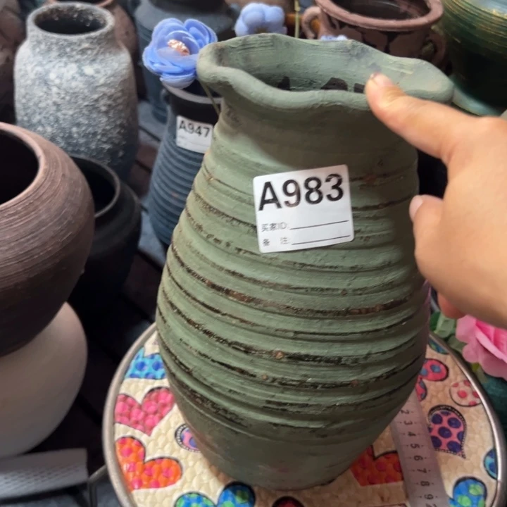 粗陶盆默认打孔高25口13