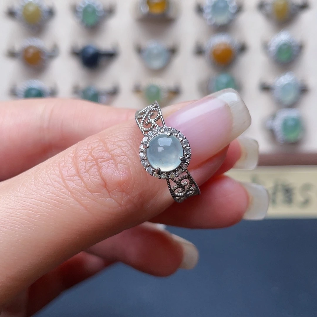 翡翠戒指未镶嵌戒指