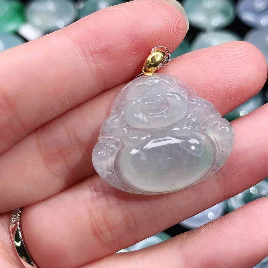 翡翠未镶嵌颈饰23.9/28.1/6.4