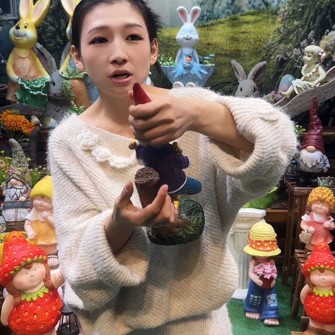 花园摆件红红火火