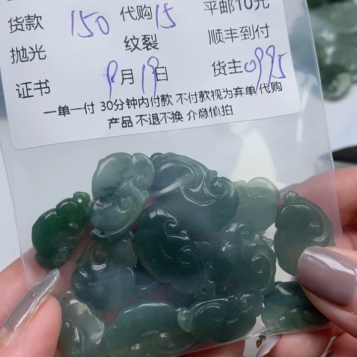 不***棠颈饰未镶嵌翡翠天然翡翠