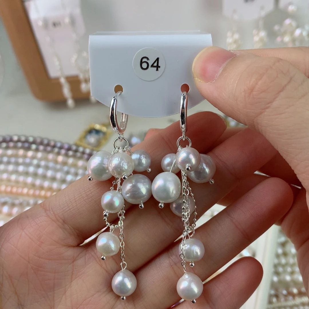 未镶嵌耳饰淡水珍珠