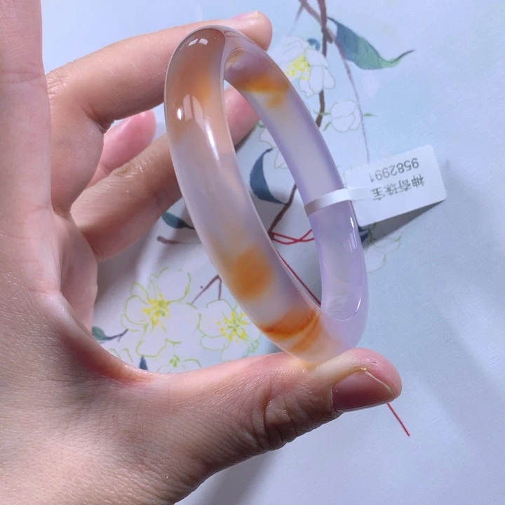 玛瑙/玉髓手镯未镶嵌酣**周