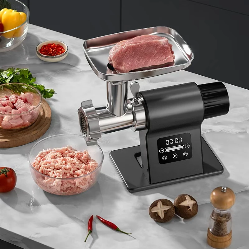 厨逸轩多功能绞肉机家用大功率切片机智能绞馅机打蒜绞菜机