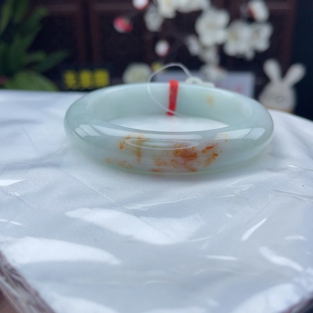 翡翠未镶嵌把件57-58正圈