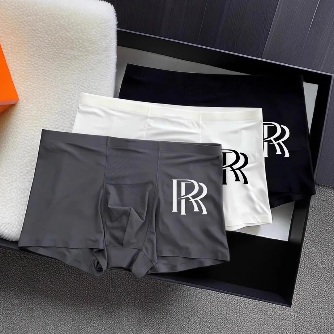 EAEOVNI内裤男冰丝男夏季潮牌四角裤男生无痕薄款男新款短裤