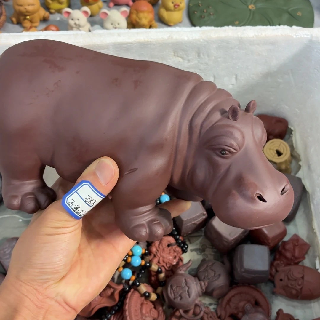 茶杯紫砂放漏放漏放大漏了