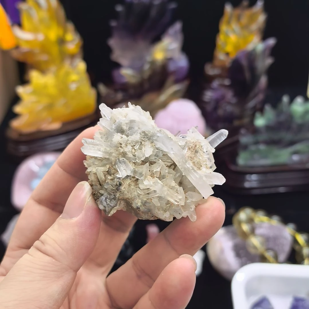 水晶摆件未镶嵌水晶摆件微瑕