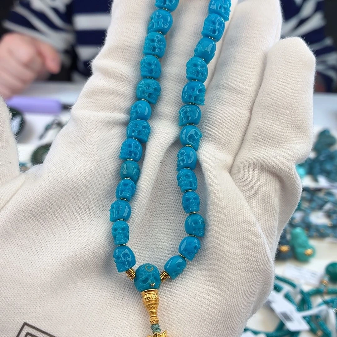 绿松石未镶嵌配饰8.5mm